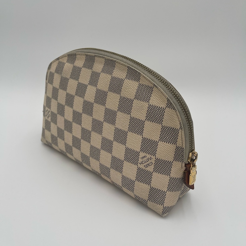 Louis vuitton damier azur GM cosmetic pouch - Picture 4 of 10